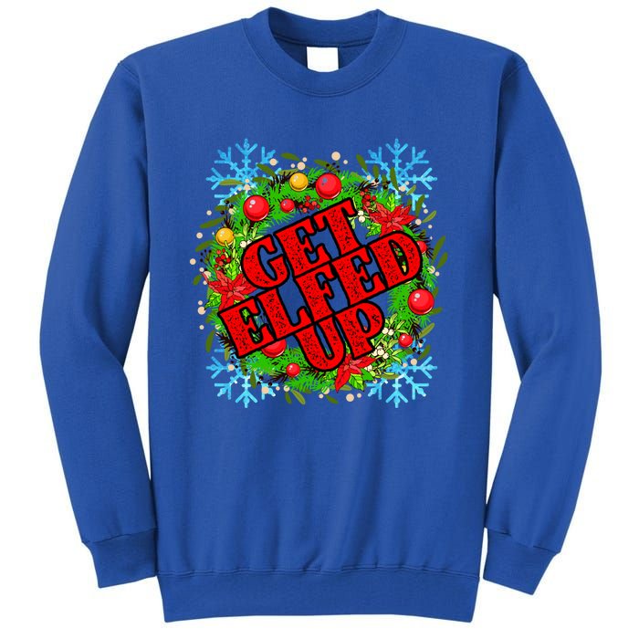 Funny Get Ed Up Christmas Ho Ho Ho Mistletoe Gift Tall Sweatshirt