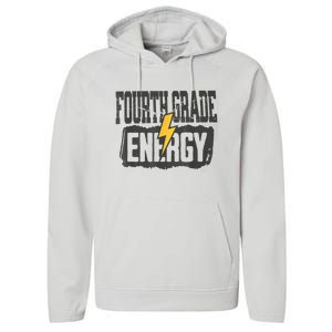 Fourth Grade Energy Elementary Teaching Performance Fleece Hoodie