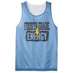 Fourth Grade Energy Elementary Teaching Mesh Reversible Basketball Jersey Tank