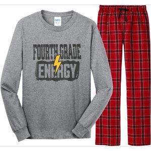 Fourth Grade Energy Elementary Teaching Long Sleeve Pajama Set