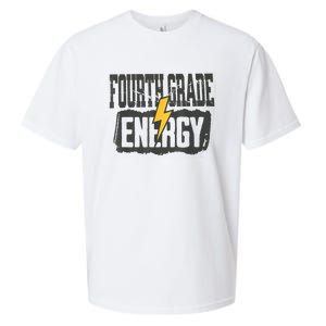 Fourth Grade Energy Elementary Teaching Sueded Cloud Jersey T-Shirt