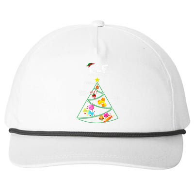 Food Groups E.L.F B.U.D.D.Y Christmas Pajama Xmas Snapback Five-Panel Rope Hat