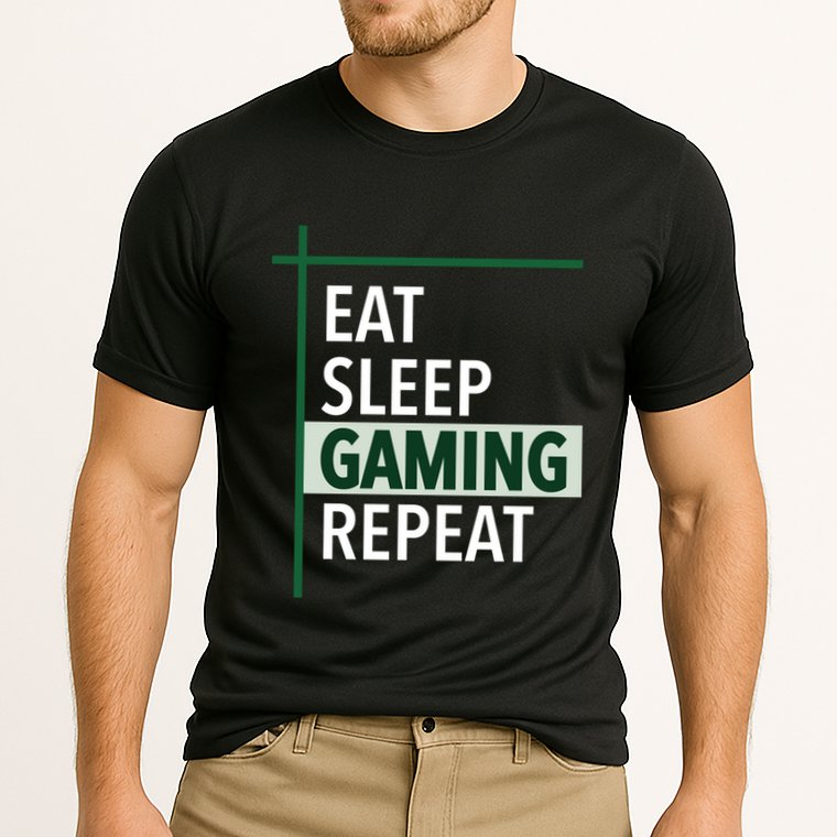 Funny Gamer Eat Sleep Anime Gaming Repeat Meaningful Gift Cooling Performance Crew T-Shirt