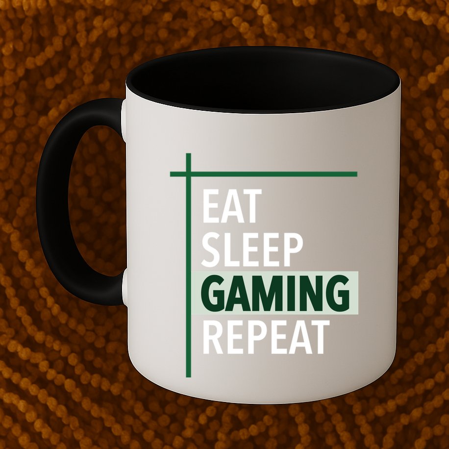 Funny Gamer Eat Sleep Anime Gaming Repeat Meaningful Gift Mug