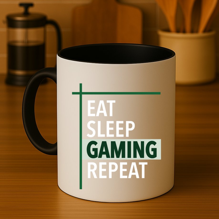 Funny Gamer Eat Sleep Anime Gaming Repeat Meaningful Gift Mug