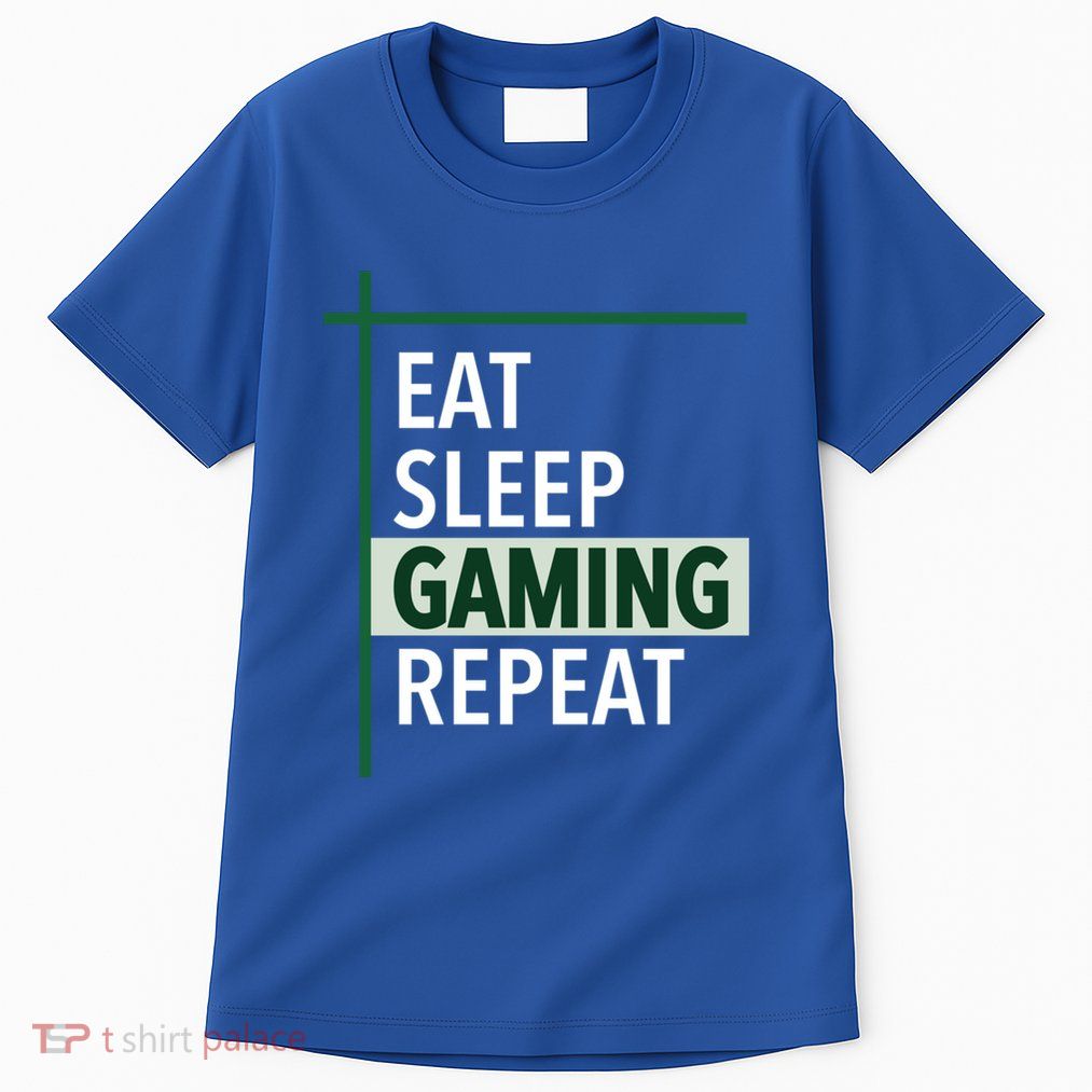 Funny Gamer Eat Sleep Anime Gaming Repeat Meaningful Gift Tall T-Shirt