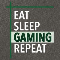 Funny Gamer Eat Sleep Anime Gaming Repeat Meaningful Gift Cotton Canvas Backpack