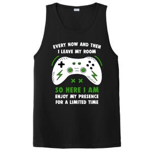 Funny Gamer Every Now And Then I Leave My Room Gaming PosiCharge Competitor Tank