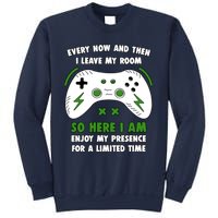 Funny Gamer Every Now And Then I Leave My Room Gaming Sweatshirt