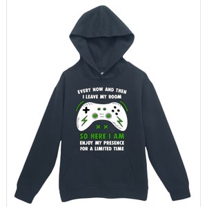 Funny Gamer Every Now And Then I Leave My Room Gaming Urban Pullover Hoodie