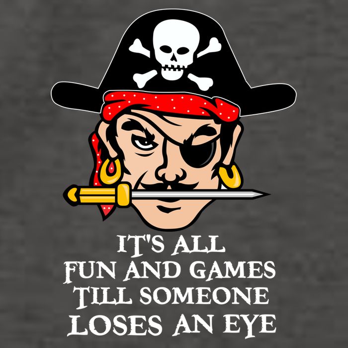 All Fun And Games Till Someone Loses An Eye Vector Backpack