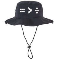 Funny Gift Equality Is Greater Than Division Symbols Gift Legacy Cool Fit Booney Bucket Hat