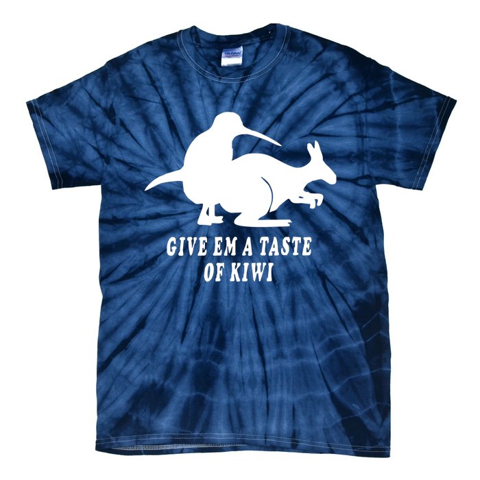 Funny Give Em A Taste Of Kiwi Tie-Dye T-Shirt