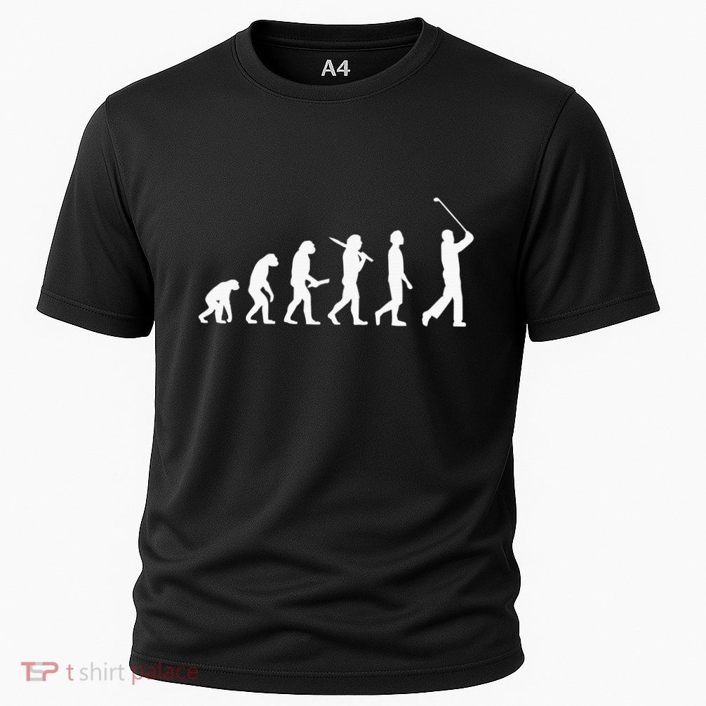 Funny Golfer Evolution Golf Lover Golfer Golfing Life Performance Shirt