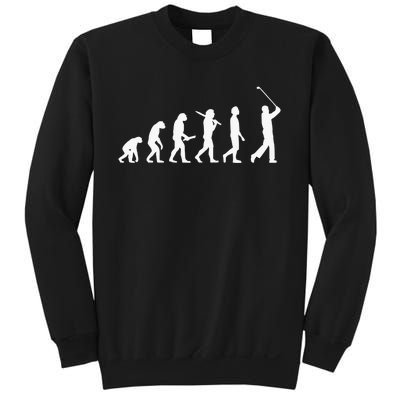 Funny Golfer Evolution Golf Lover Golfer Golfing Life Sweatshirt