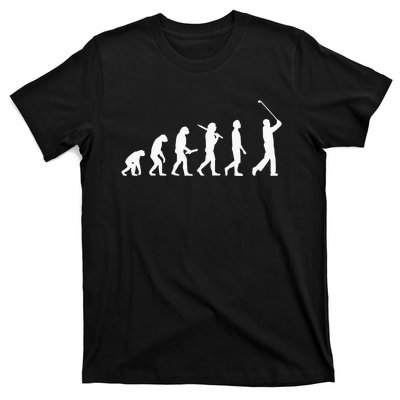 Funny Golfer Evolution Golf Lover Golfer Golfing Life T-Shirt