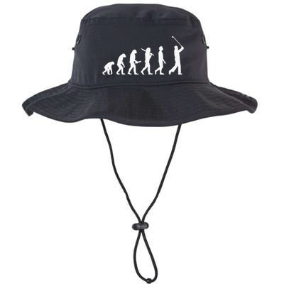Funny Golfer Evolution Golf Lover Golfer Golfing Life Bucket Hat