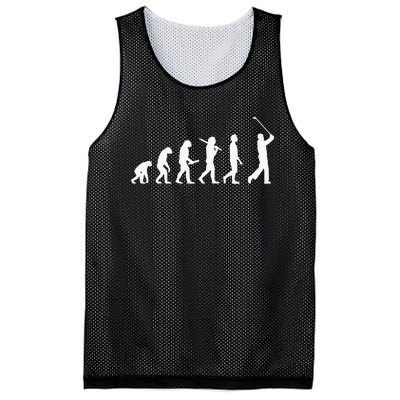 Funny Golfer Evolution Golf Lover Golfer Golfing Life Mesh Reversible Basketball Jersey Tank