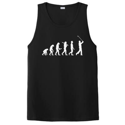 Funny Golfer Evolution Golf Lover Golfer Golfing Life PosiCharge Competitor Tank