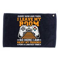 Funny Gamer Every Now And Then I Leave My Room Gaming Lover Grommeted Golf Towel