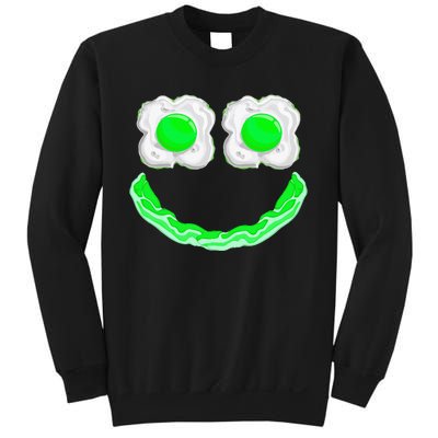 Funny Green Eggs Ham Smile Face Brunch Breakfast Sweatshirt