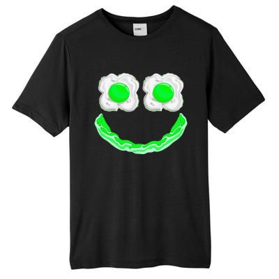 Funny Green Eggs Ham Smile Face Brunch Breakfast Tall Fusion ChromaSoft Performance T-Shirt