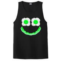 Funny Green Eggs Ham Smile Face Brunch Breakfast PosiCharge Competitor Tank