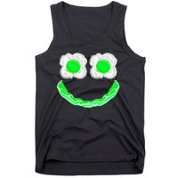 Funny Green Eggs Ham Smile Face Brunch Breakfast Tank Top