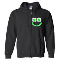 Funny Green Eggs Ham Smile Face Brunch Breakfast Full Zip Hoodie