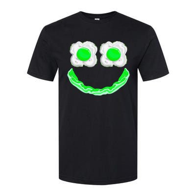 Funny Green Eggs Ham Smile Face Brunch Breakfast Softstyle CVC T-Shirt