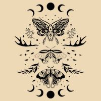 Fairy Grunge Fairycore Aesthetic Goth Luna Moth Butterfly Bag