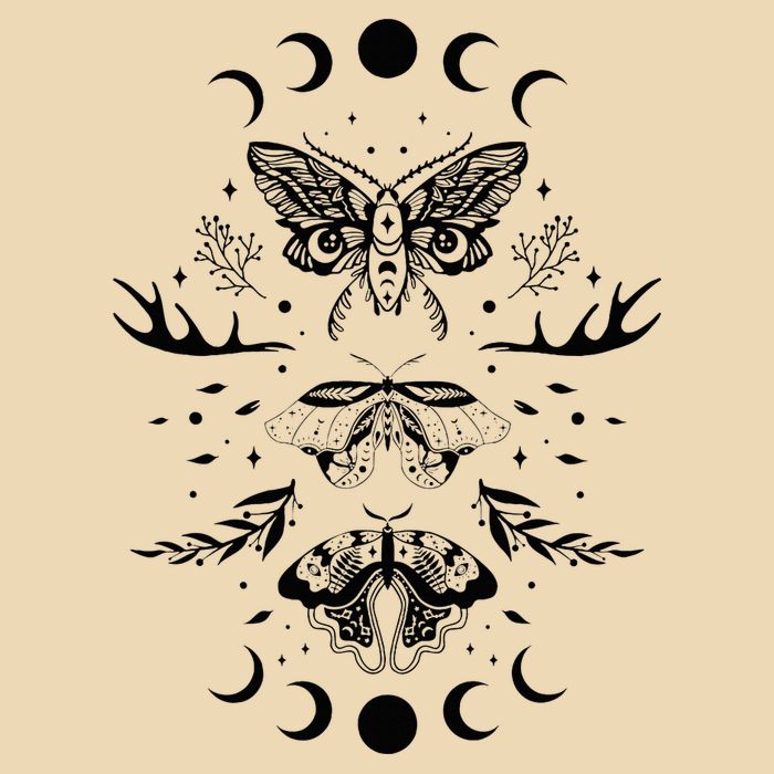 Fairy Grunge Fairycore Aesthetic Goth Luna Moth Butterfly Bag