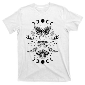 Fairy Grunge Fairycore Aesthetic Goth Luna Moth Butterfly T-Shirt