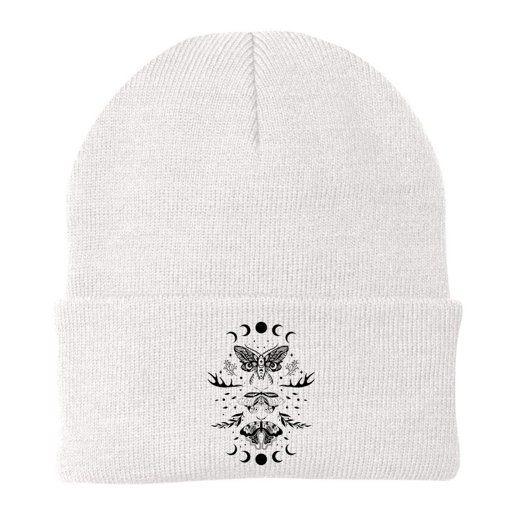 Fairy Grunge Fairycore Aesthetic Goth Luna Moth Butterfly Beanie