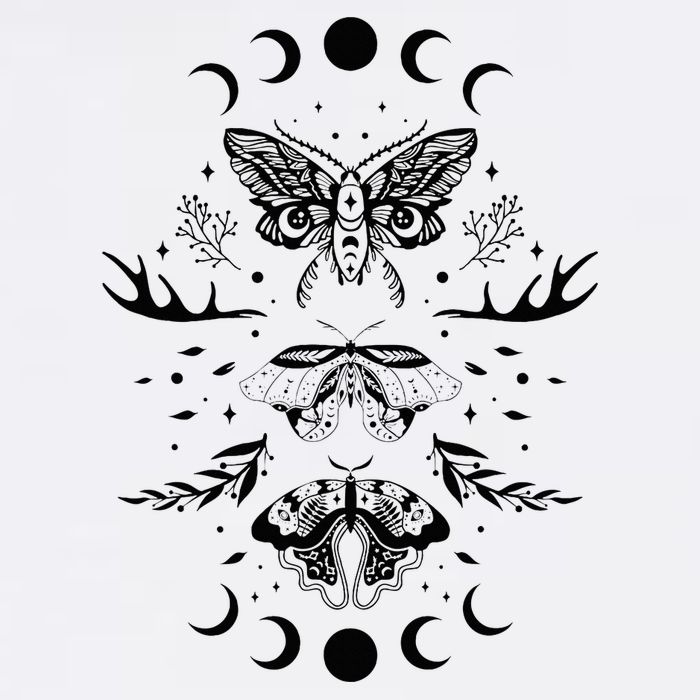 Fairy Grunge Fairycore Aesthetic Goth Luna Moth Butterfly Baby Bodysuit