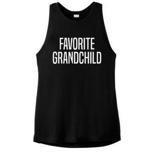 Favorite Grandchild Ladies PosiCharge Tri-Blend Wicking Tank