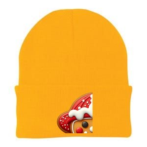 Funny Gingerbread Firefighter Christmas Gift Knit Cap Winter Beanie