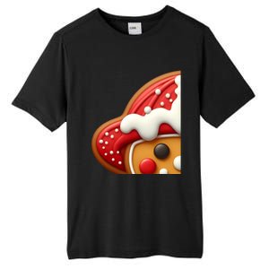 Funny Gingerbread Firefighter Christmas Gift Tall Fusion ChromaSoft Performance T-Shirt