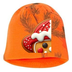 Funny Gingerbread Firefighter Christmas Gift Kati - Camo Knit Beanie