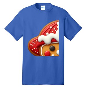 Funny Gingerbread Firefighter Christmas Gift Tall T-Shirt