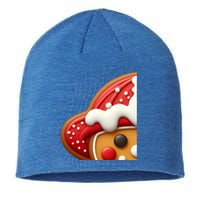 Funny Gingerbread Firefighter Christmas Gift Sustainable Beanie