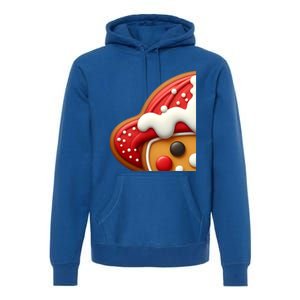 Funny Gingerbread Firefighter Christmas Gift Premium Hoodie