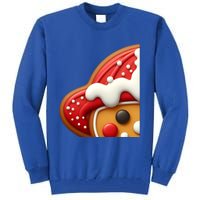 Funny Gingerbread Firefighter Christmas Gift Tall Sweatshirt