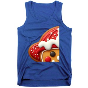 Funny Gingerbread Firefighter Christmas Gift Tank Top