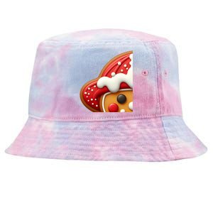 Funny Gingerbread Firefighter Christmas Gift Tie-Dyed Bucket Hat