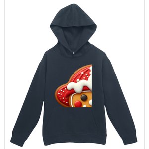 Funny Gingerbread Firefighter Christmas Gift Urban Pullover Hoodie