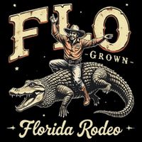 Flo Grown Florida Fl Alligator Rodeo Drawstring Bag
