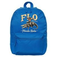 Flo Grown Florida Fl Alligator Rodeo 16 in Basic Backpack