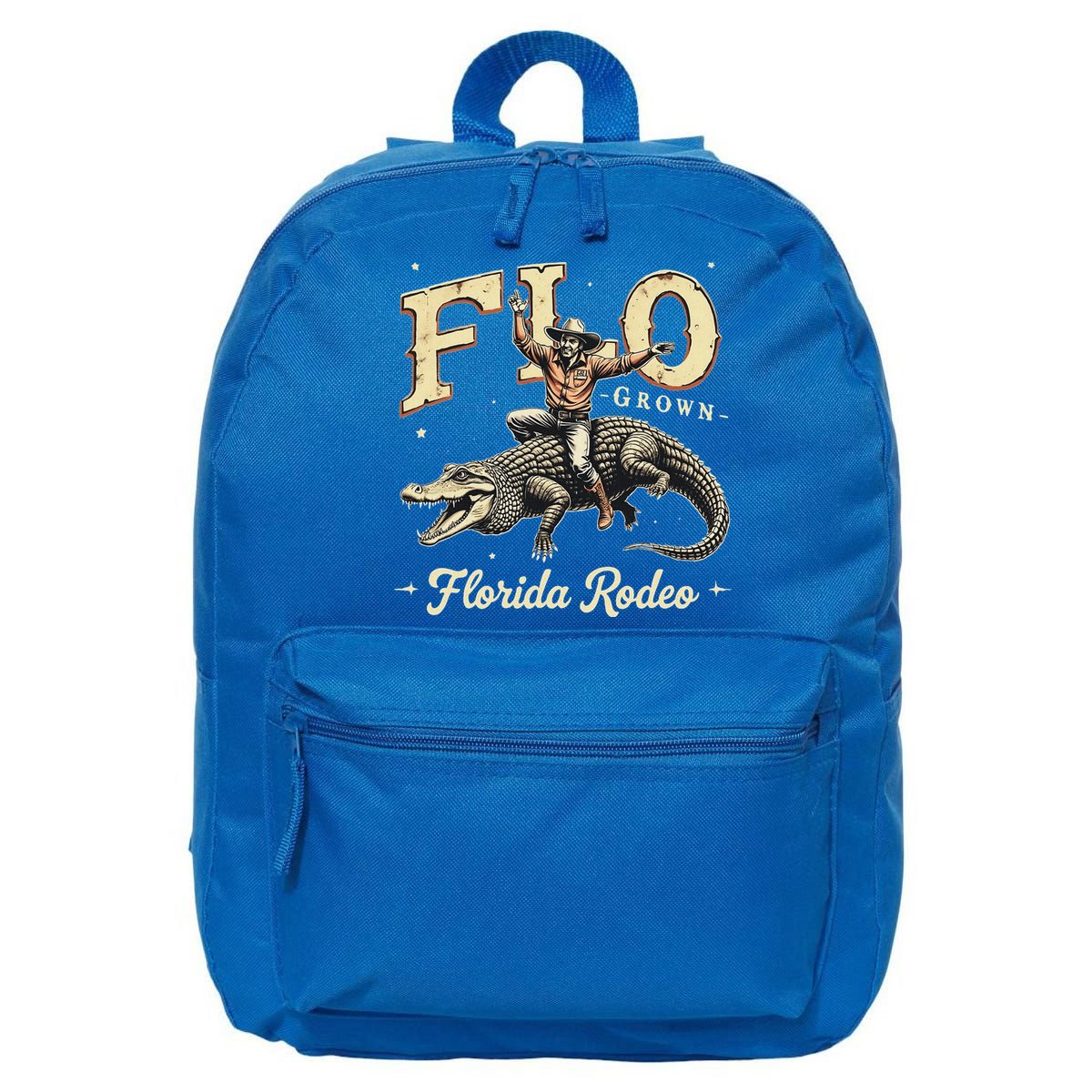 Flo Grown Florida Fl Alligator Rodeo 16 in Basic Backpack