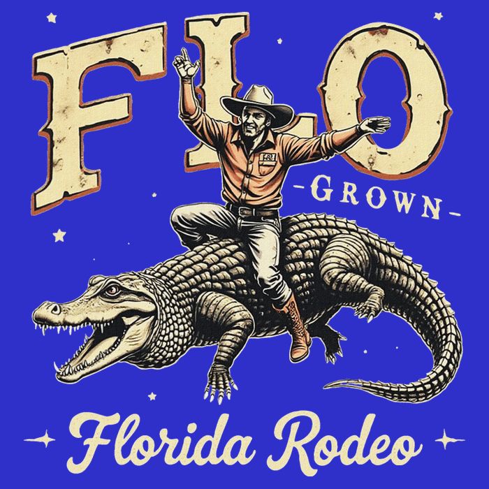 Flo Grown Florida Fl Alligator Rodeo 16 in Basic Backpack